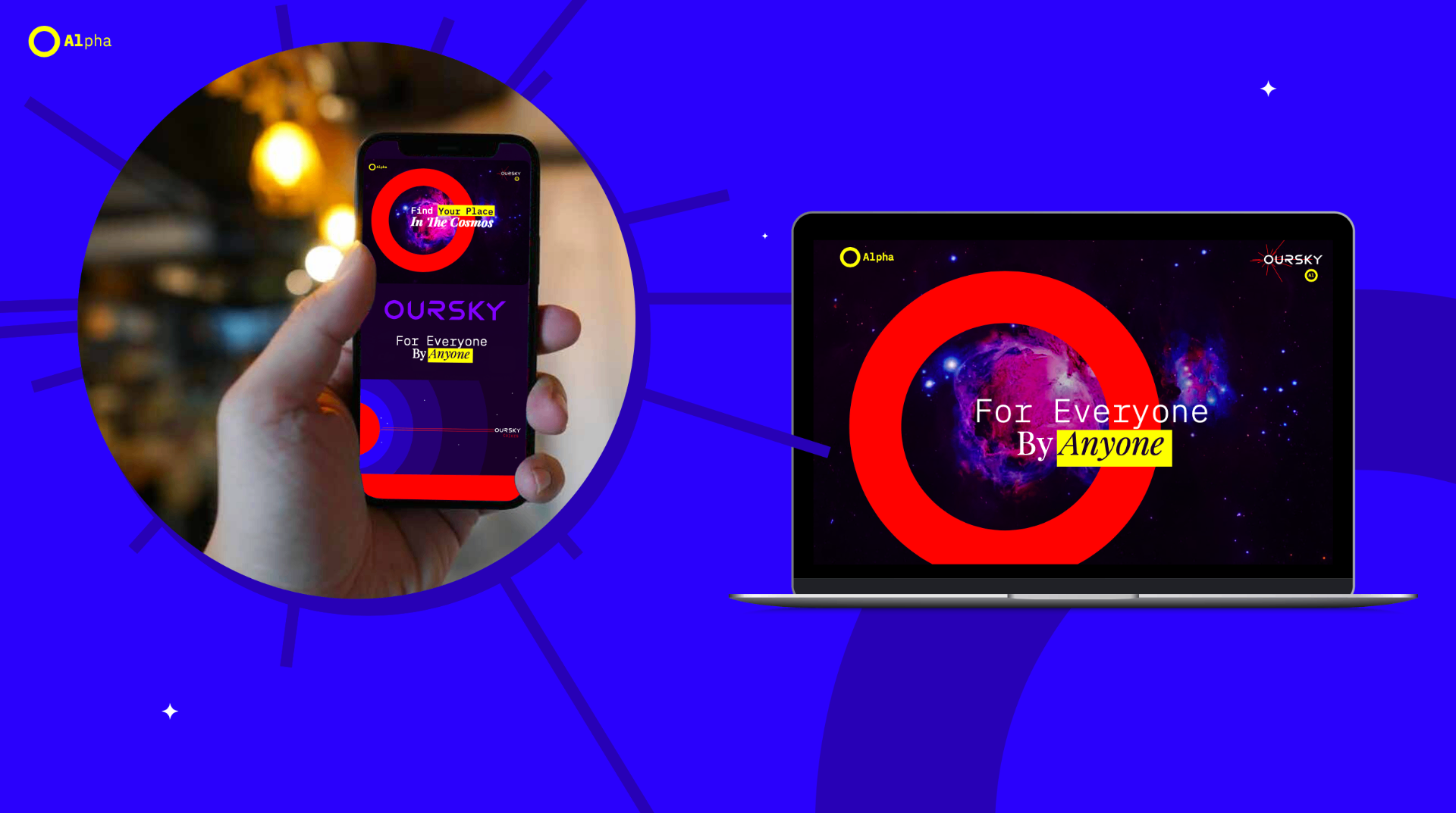 Alpha companion app — mobile and web.