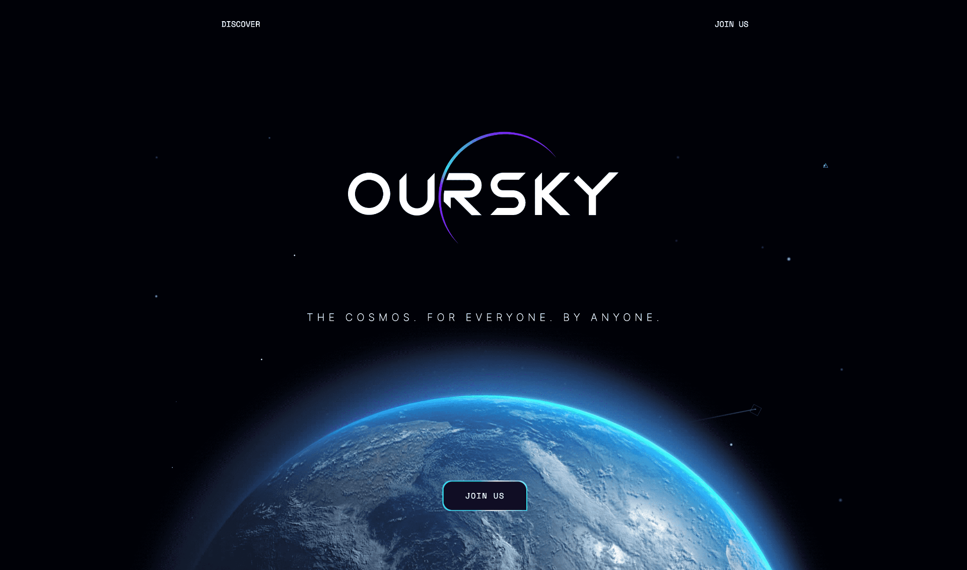 Oursky homepage hero
